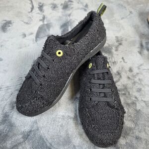 Vionic Sneaker Womens Pismo Black Boucle Beach Canvas Sneakers Sz 8.5